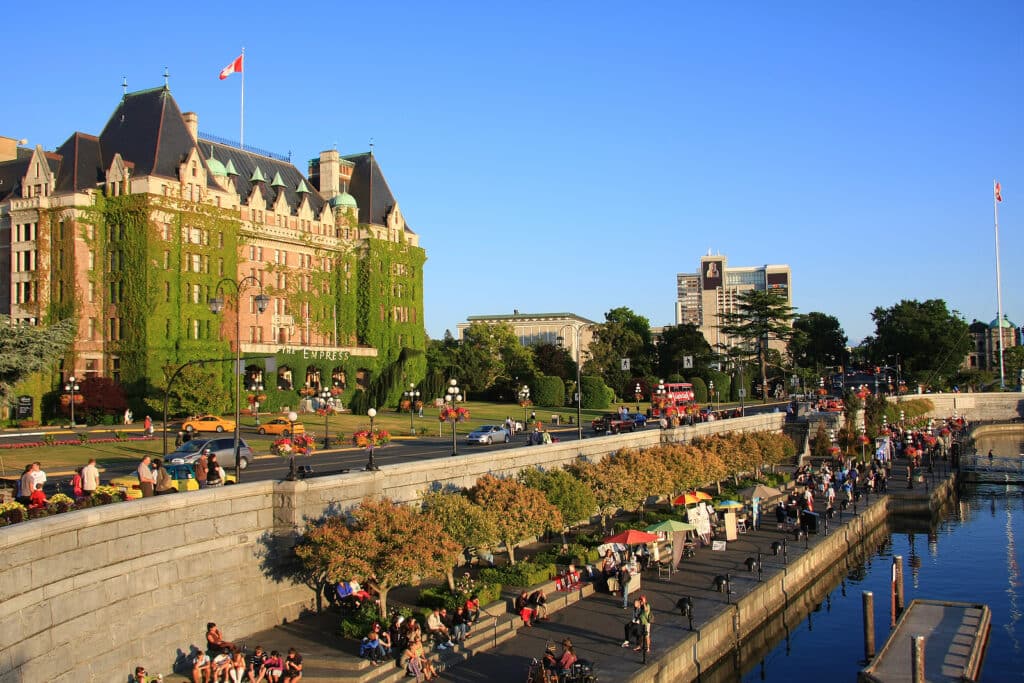 Victoria's beautiful inner harbour, Vancouver Island, B.C., Cana